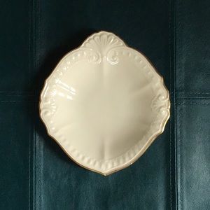 Lenox Chadwick China Small Dish Gold Rim , Hollywood Regency Ceramic Serveware